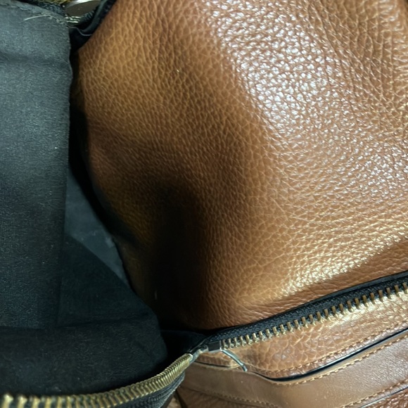 Men’s brown leather coach backpack - Picture 4 of 16